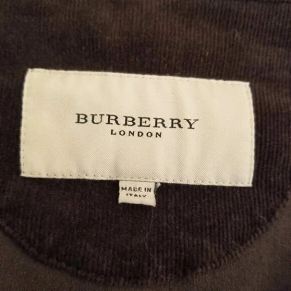 Burberry Brown Corduroy Blazer Single Breasted - Picture 3 of 14